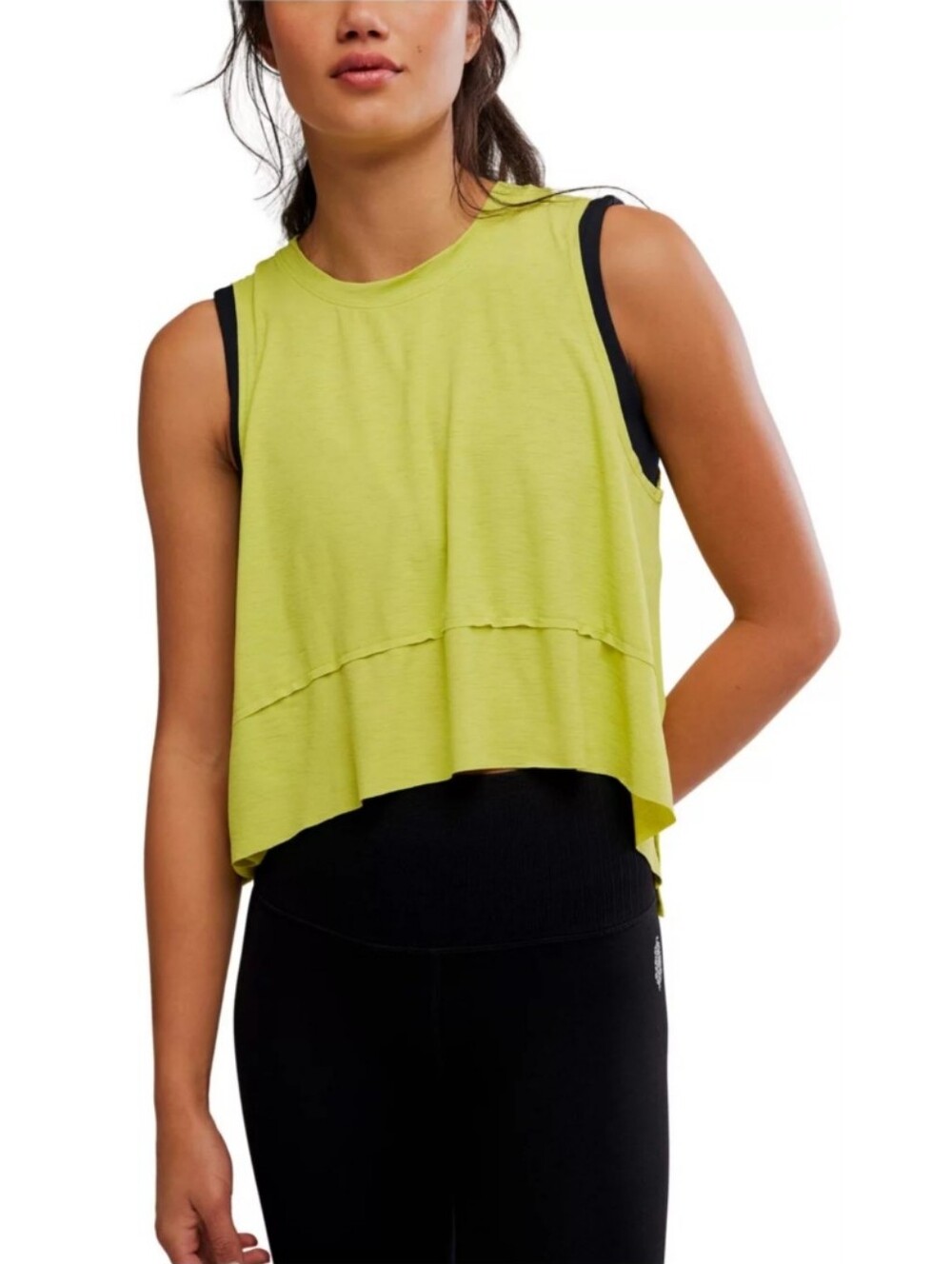 FP Movement Tempo Tank In Honeydew Chartreuse, NWT